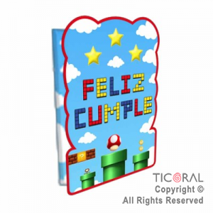 SUPER MARIO BROSS PI�ATA CARTON x 1